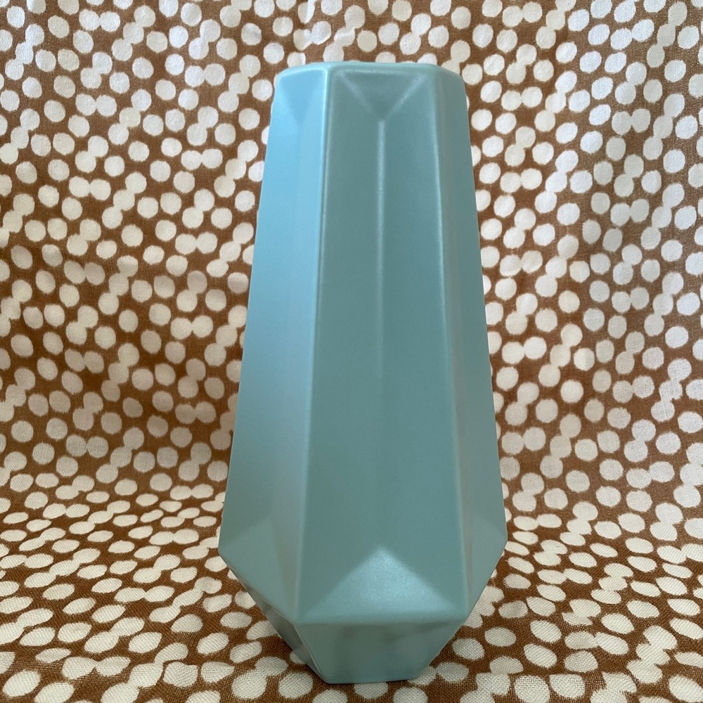 IKEA‎ Modern Vase Geometric Design Light Blue Small Flower Bud Vase Decor